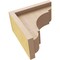 Ekena Millwork 3"W x 6"D x 6"H Classic Bryant Rough Cedar Woodgrain TimberThane Corbel, Primed Tan CORUR03X06X06BRYRCPR - alternate 6
